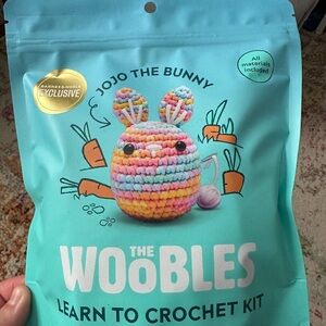 The Woobles Jojo the Bunny Crochet Kit- BRAND NEW Currently Sold Out Online